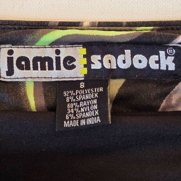 Jamie Sadock Womens Multicolor Athletic Golf Zippered Skort Size 8 - Picture 7 of 16